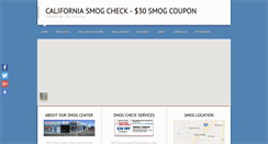 Desktop Screenshot of californiasmogcheckstations.com